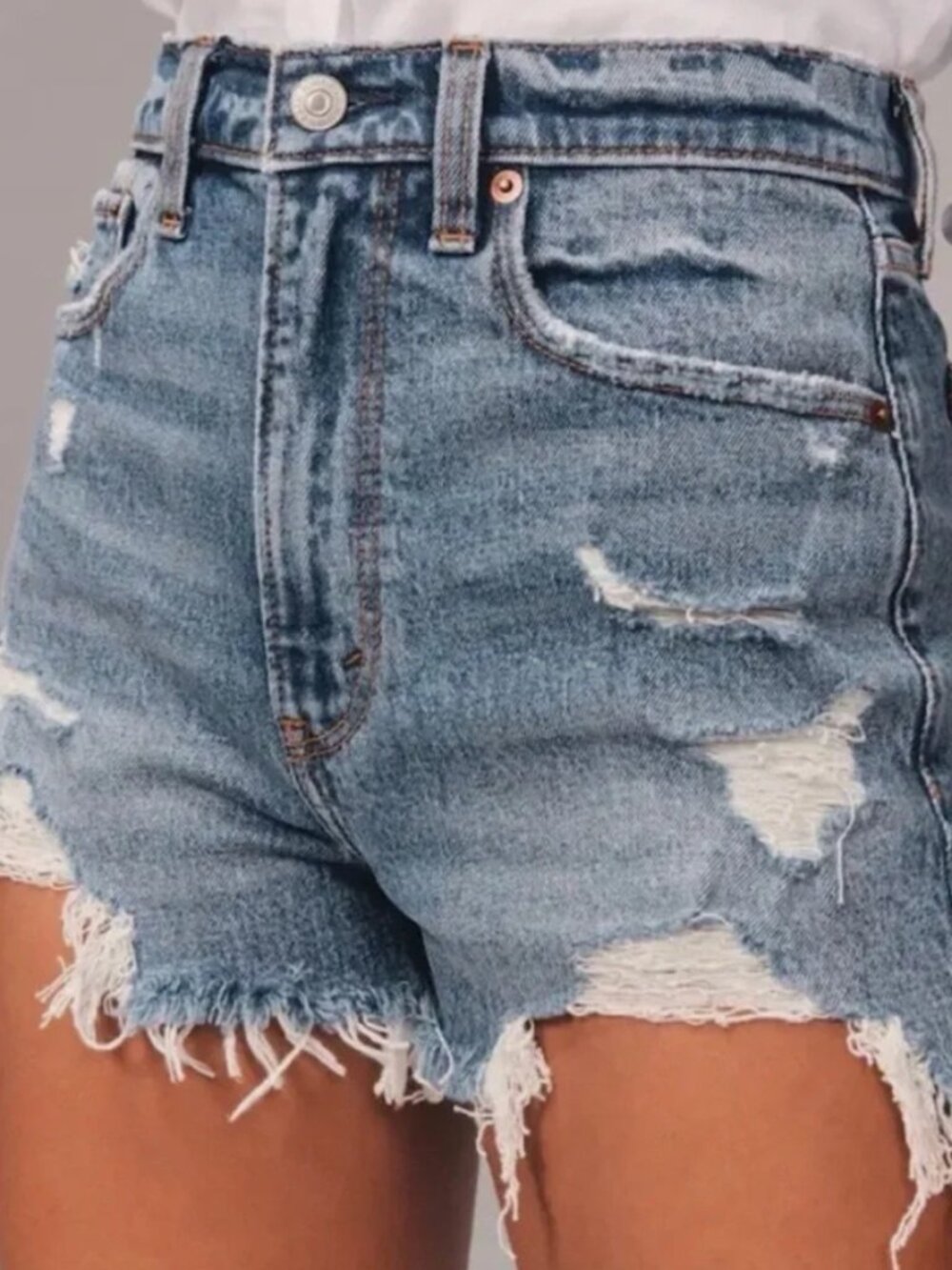 Abercrombie & Fitch High Rise Mom Shorts | 36/22
